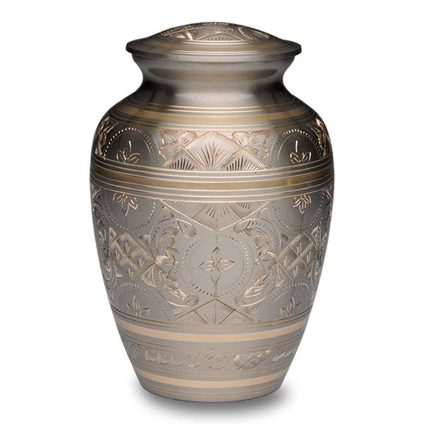 Platinum Pet Cremation Urn, Medium  Size