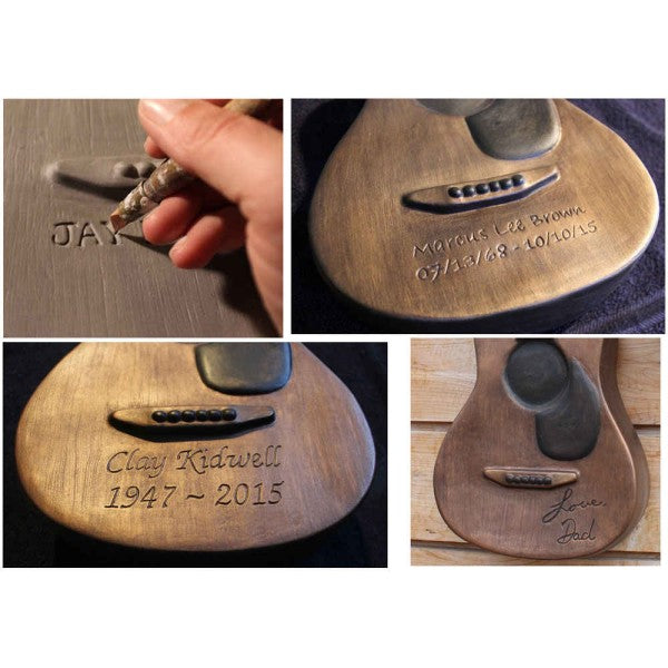 guitar cremation urn