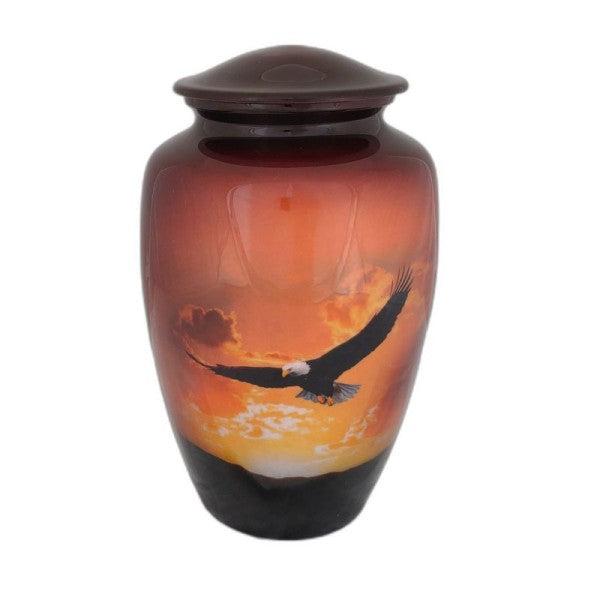 sunset eagle cremation urn for ashes