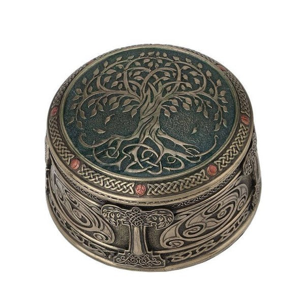 tree of life small urn box for ashes