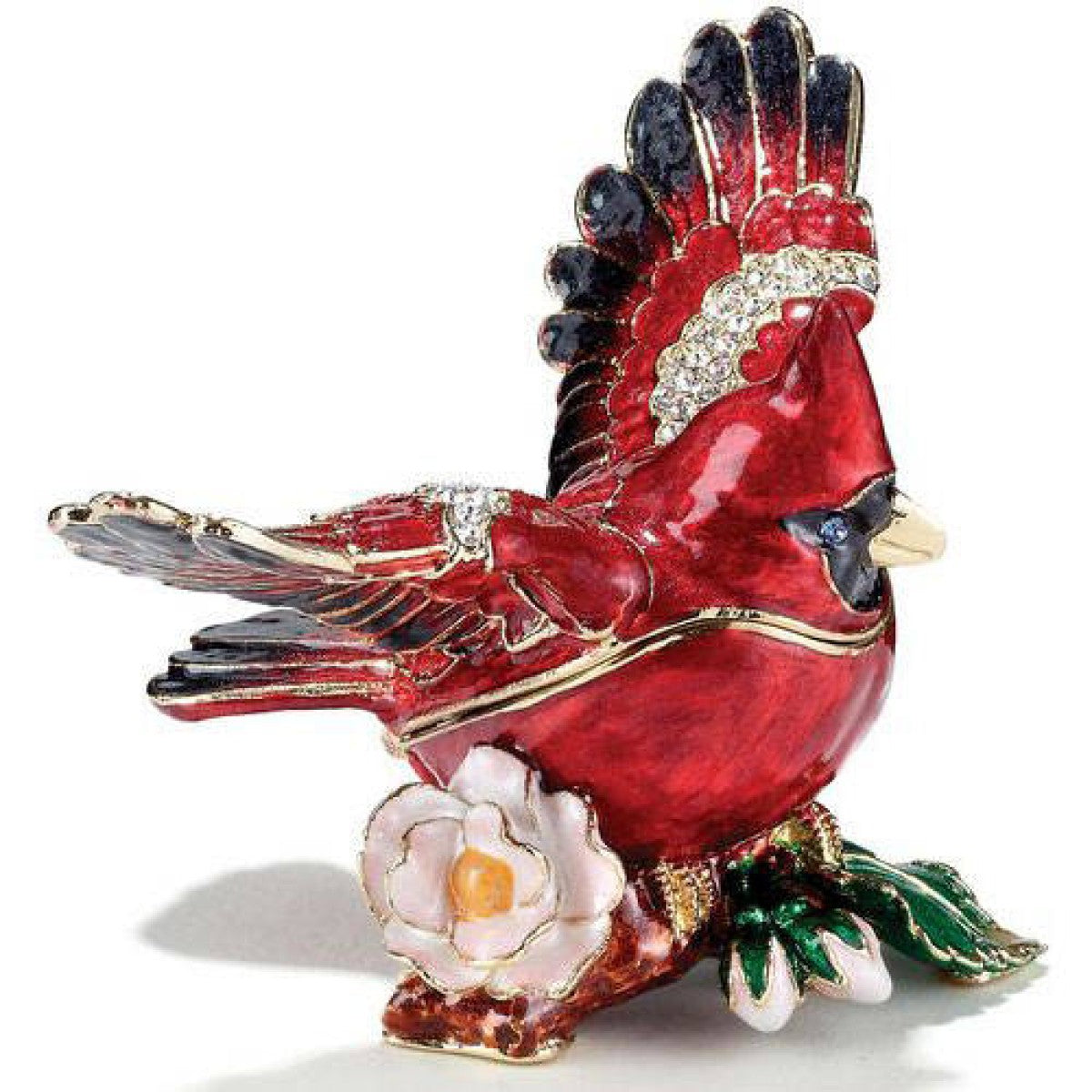 jeweled cardinal cremation keepsake urn