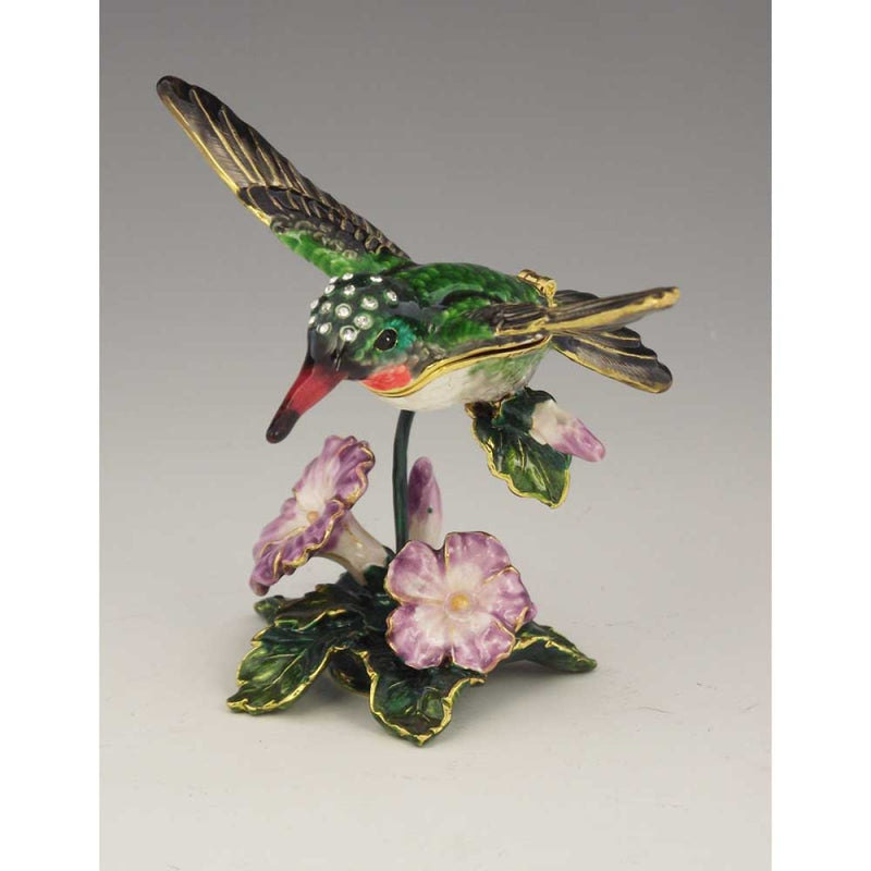 small jeweled hummingbird token for cremains