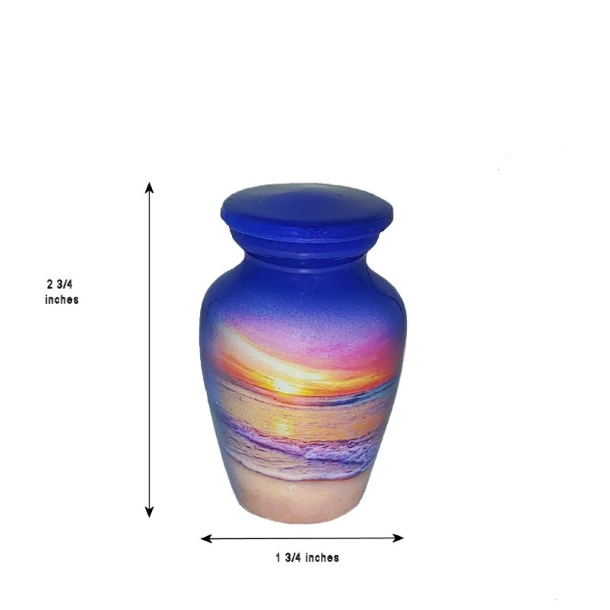 purple siesta key ocean mini urn for cremains