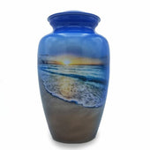 Siesta Key Ocean Beach Cremation Urn for Ashes