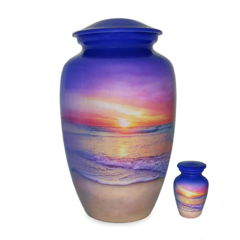 purple siesta key ocean cremation urn for ashes