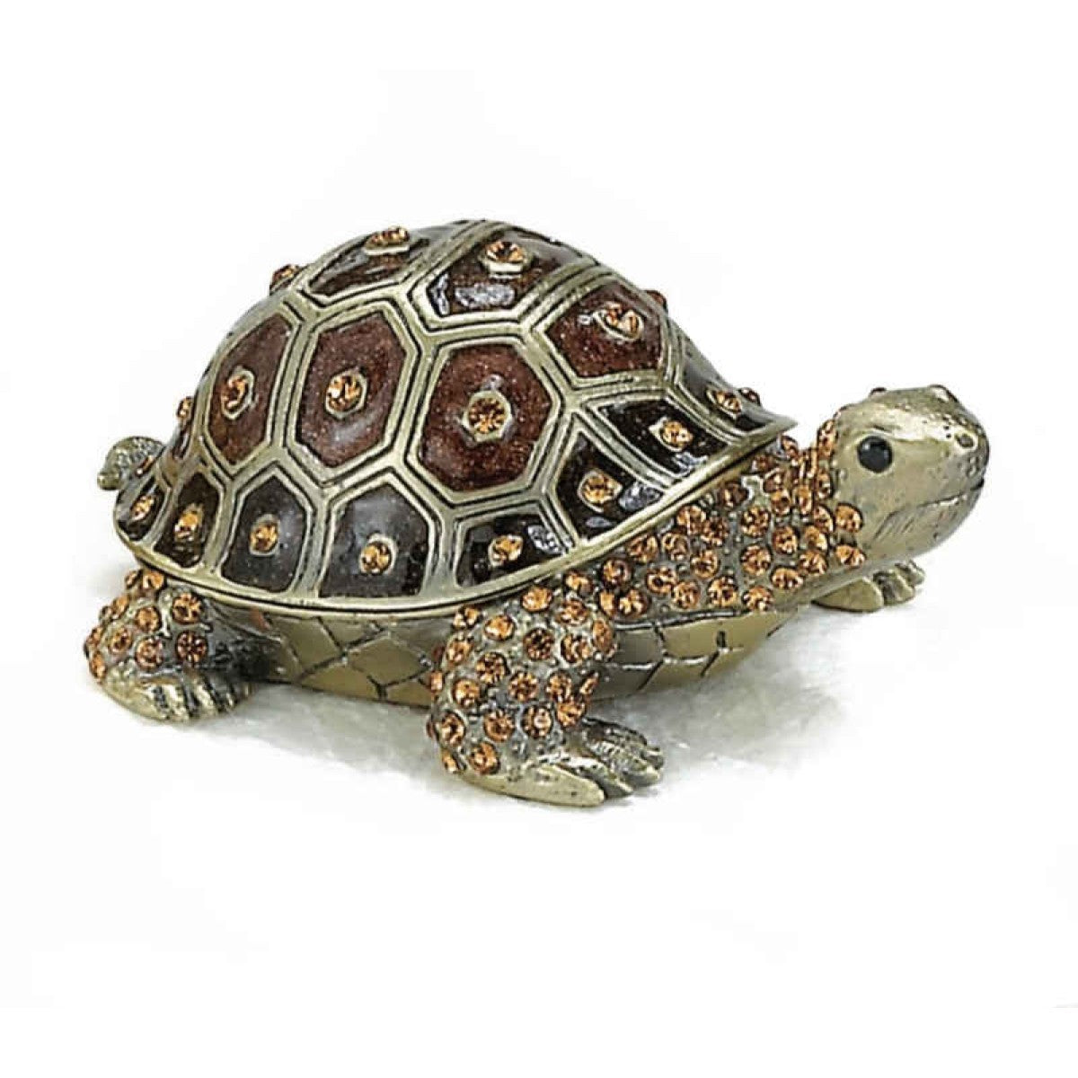 small brown turtle keepsake urn for ashes